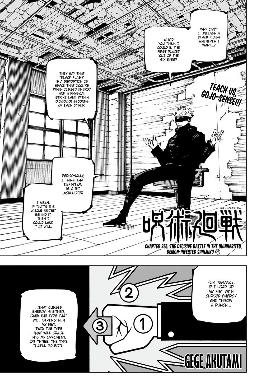 Jujutsu Kaisen Chapter 256 image 01